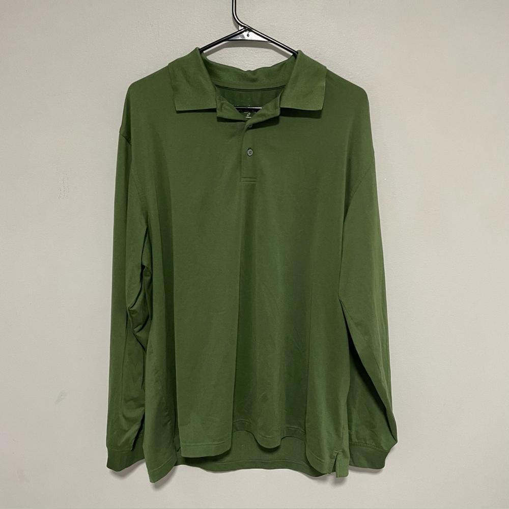 Walter Hagen Green Men's long sleeve shirt size Large